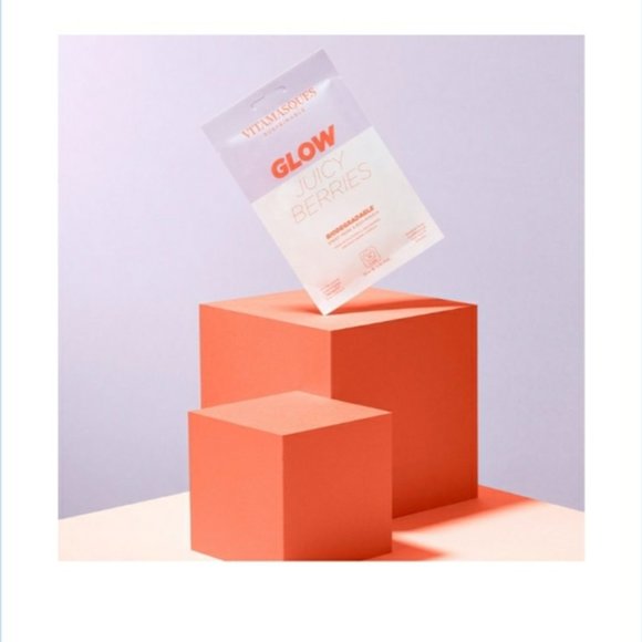 🔥3/$30 Vitamasques Nourish Flower Nectar Glow Juicy Berries Biodegradable Masks - Picture 4 of 13